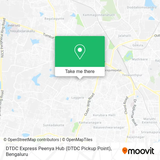 DTDC Express Peenya Hub (DTDC Pickup Point) map