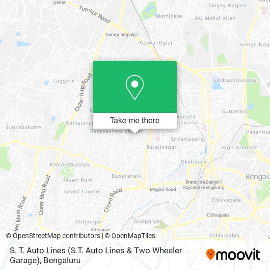 S. T. Auto Lines (S.T. Auto Lines & Two Wheeler Garage) map