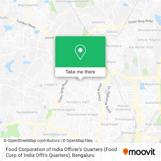 Food Corporation of India Officer's Quarters (Food Corp of India Offr's Quarters) map