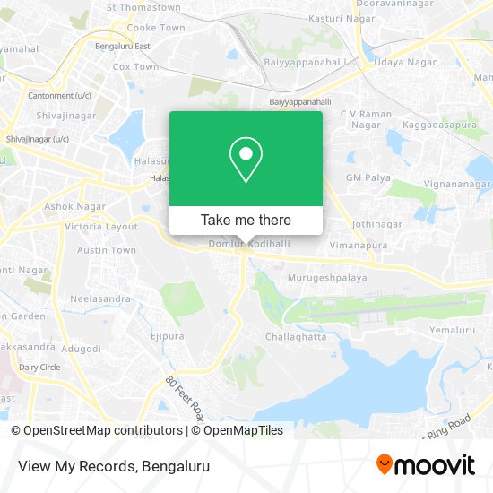 View My Records map