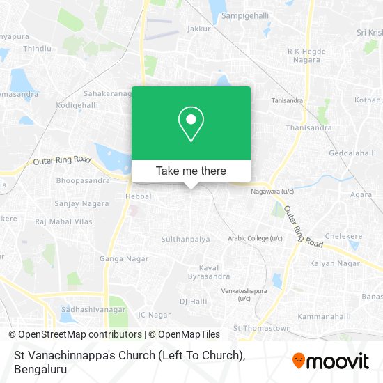 St Vanachinnappa's Church (Left To Church) map