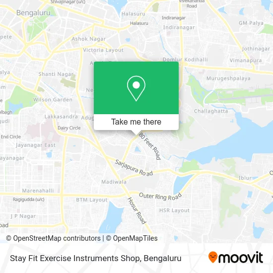 Stay Fit Exercise Instruments Shop map