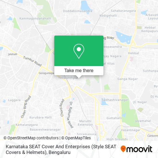 Karnataka SEAT Cover And Enterprises (Style SEAT Covers & Helmets) map