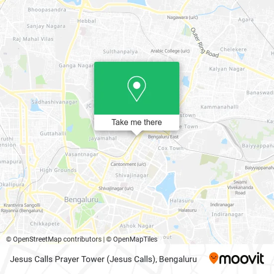 Jesus Calls Prayer Tower map