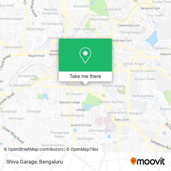 Shiva Garage map
