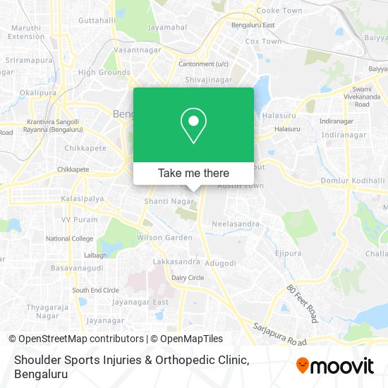 Shoulder Sports Injuries & Orthopedic Clinic map