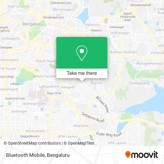 Bluetooth Mobile map