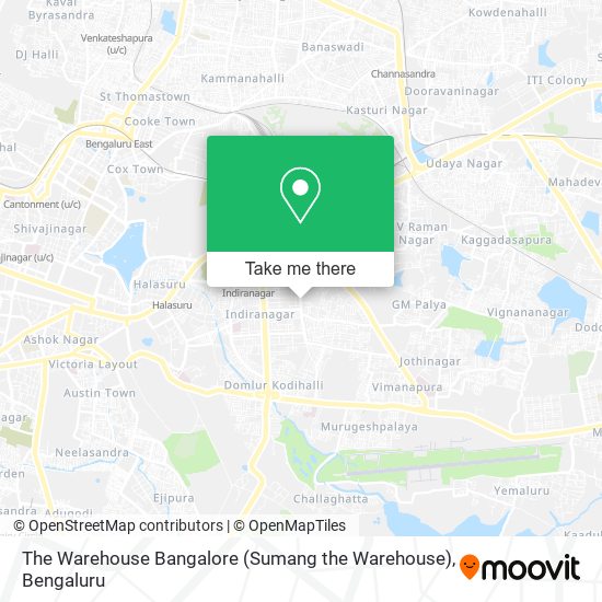 The Warehouse Bangalore (Sumang the Warehouse) map