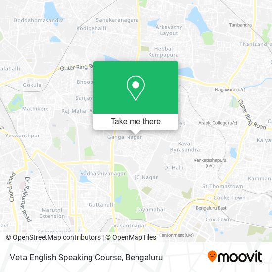Veta English Speaking Course map