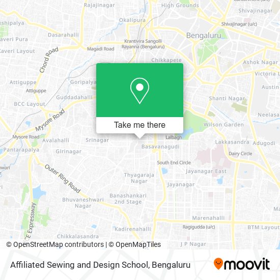 Affiliated Sewing and Design School map
