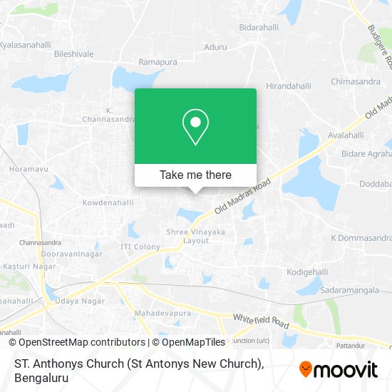 ST. Anthonys Church (St Antonys New Church) map