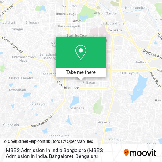 MBBS Admission In India Bangalore (MBBS Admission in India, Bangalore) map