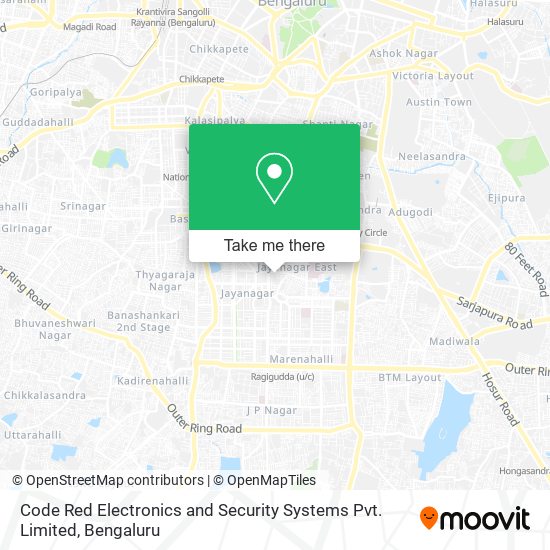 Code Red Electronics and Security Systems Pvt. Limited map