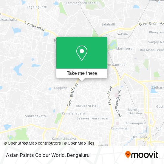 Asian Paints Colour World map