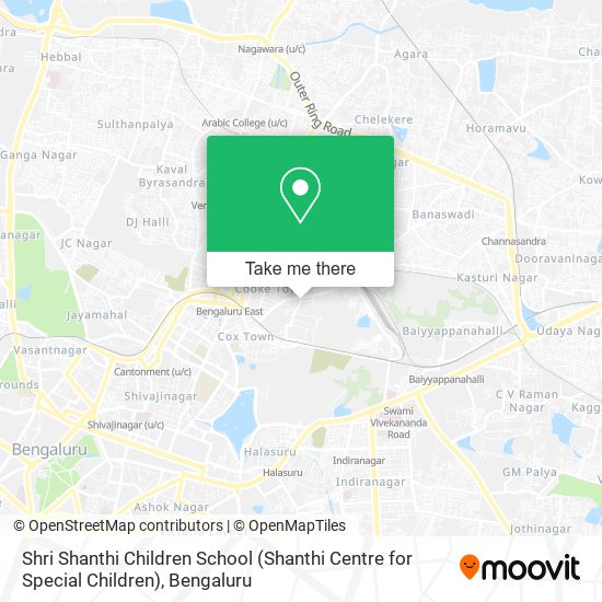 Shri Shanthi Children School (Shanthi Centre for Special Children) map