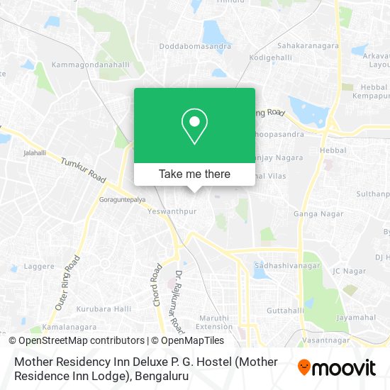 Mother Residency Inn Deluxe P. G. Hostel (Mother Residence Inn Lodge) map