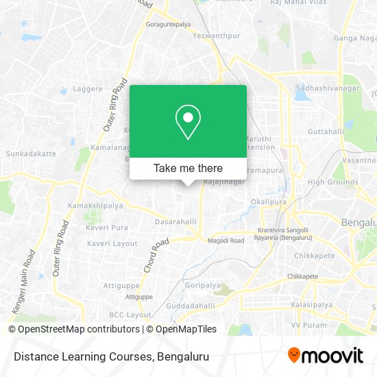 Distance Learning Courses map
