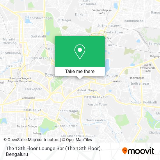 The 13th Floor Lounge Bar map