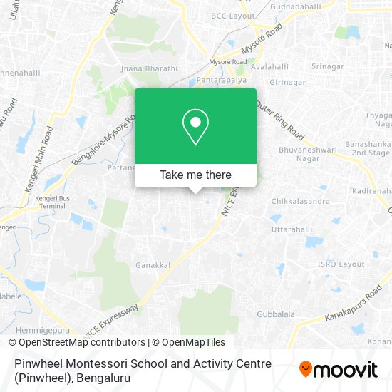 Pinwheel Montessori School and Activity Centre map