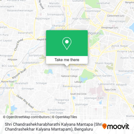 Shri Chandrashekharabharathi Kalyana Mantapa (Shri Chandrashekhar Kalyana Mantapam) map