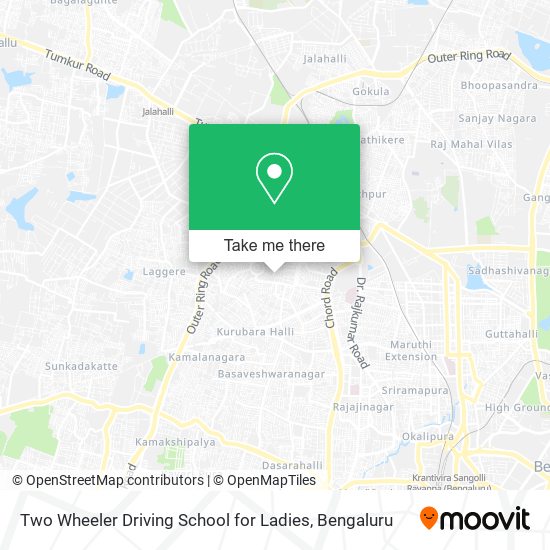 Two Wheeler Driving School for Ladies map