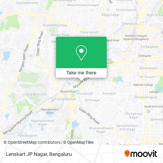 Lenskart JP Nagar map