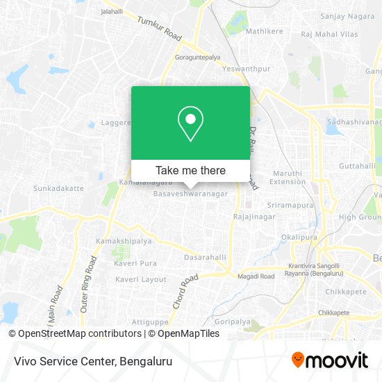 Vivo Service Center map