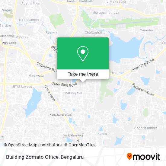 Building Zomato Office map