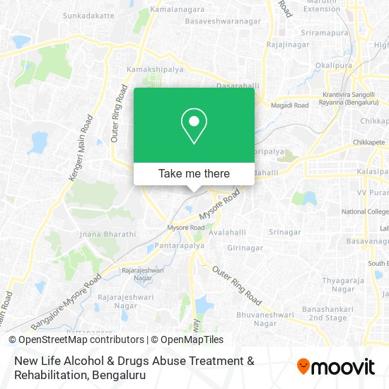 New Life Alcohol & Drugs Abuse Treatment & Rehabilitation map