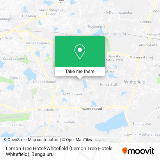 Lemon Tree Hotel-Whitefield map