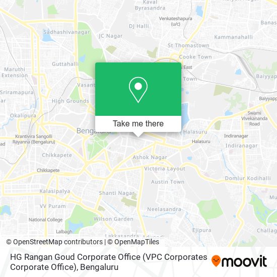HG Rangan Goud Corporate Office (VPC Corporates Corporate Office) map