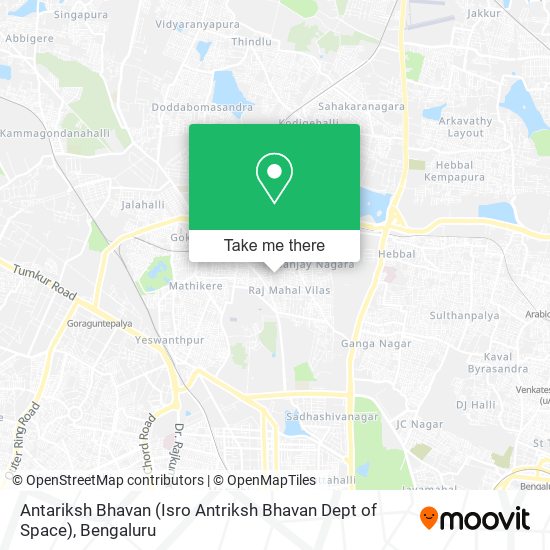 Antariksh Bhavan (Isro Antriksh Bhavan Dept of Space) map