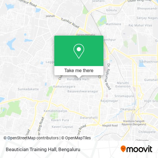 Beautician Training Hall map