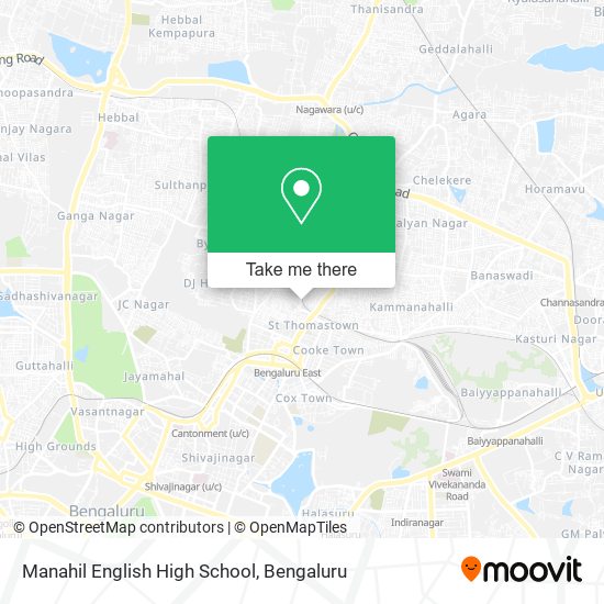 Manahil English High School map