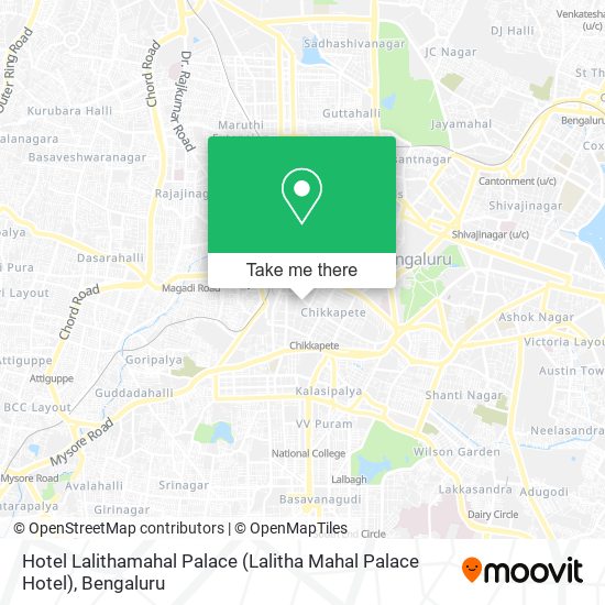 Hotel Lalithamahal Palace (Lalitha Mahal Palace Hotel) map