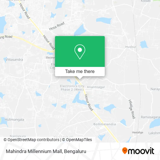Mahindra Millennium Mall map