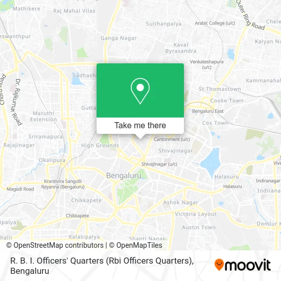 R. B. I. Officers' Quarters (Rbi Officers Quarters) map