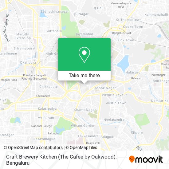 Craft Brewery Kitchen (The Cafee by Oakwood) map