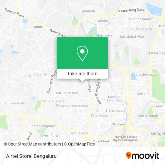 Airtel Store map