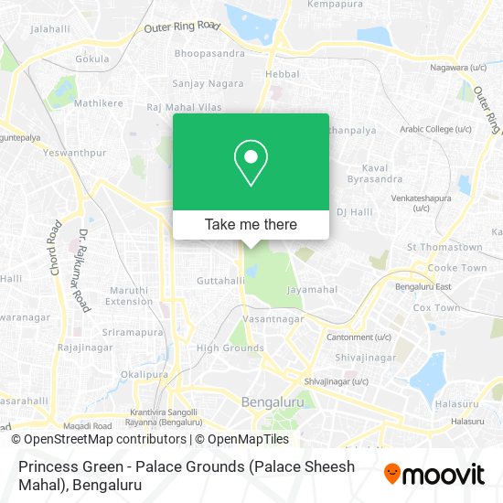 Princess Green - Palace Grounds (Palace Sheesh Mahal) map