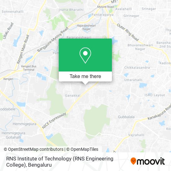 RNS Institute of Technology (RNS Engineering College) map