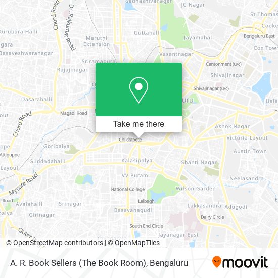 A. R. Book Sellers (The Book Room) map