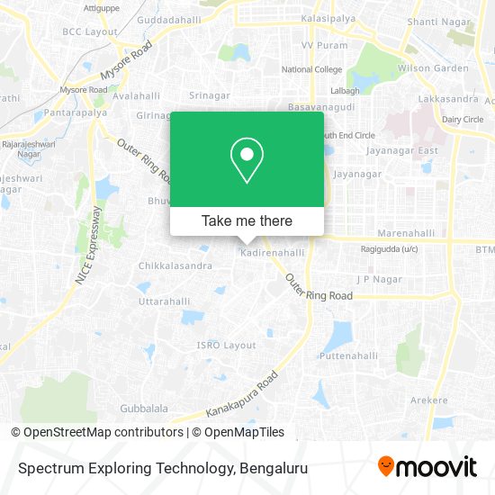 Spectrum Exploring Technology map