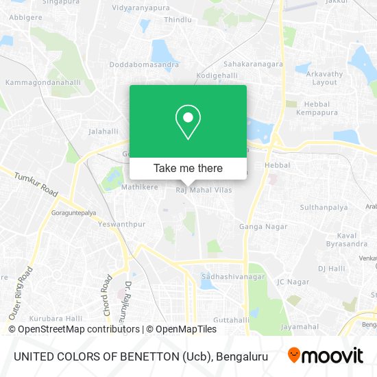 UNITED COLORS OF BENETTON (Ucb) map