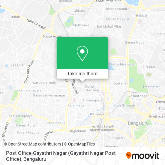 Post Office-Gayathri Nagar map