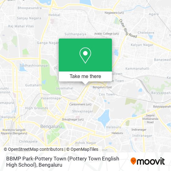 BBMP Park-Pottery Town (Pottery Town English High School) map