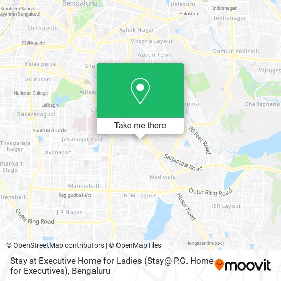 Stay at Executive Home for Ladies (Stay@ P.G. Home for Executives) map
