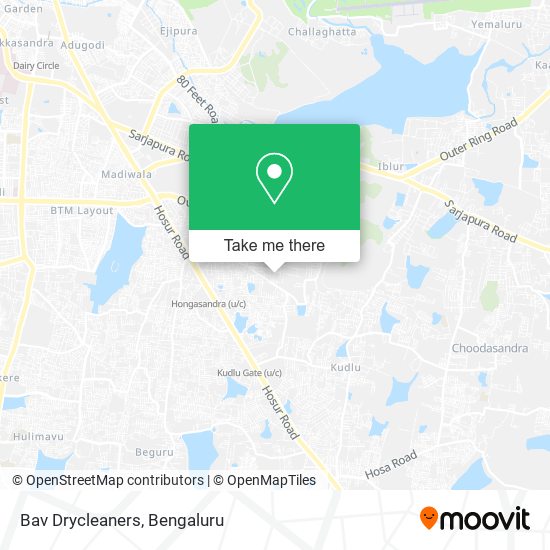 Bav Drycleaners map