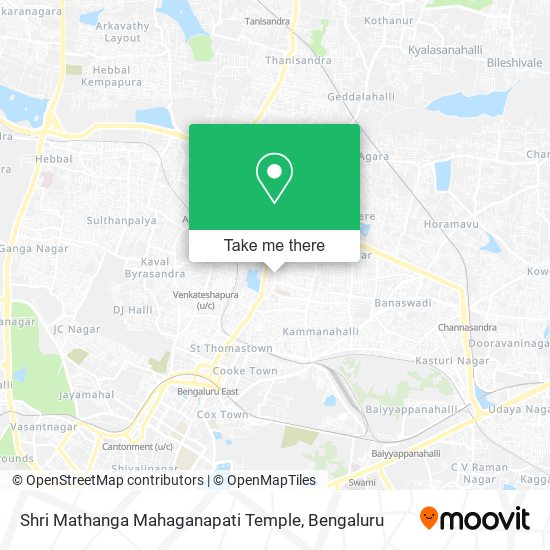 Shri Mathanga Mahaganapati Temple map