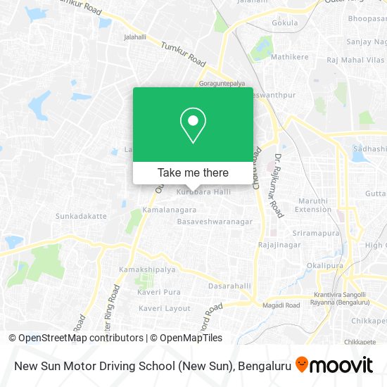 New Sun Motor Driving School map